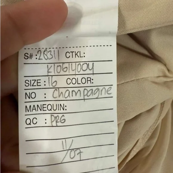 Kennedy Blue , Elegant Cream Maxi Dress with Ruched Detail - Picture 11 of 11